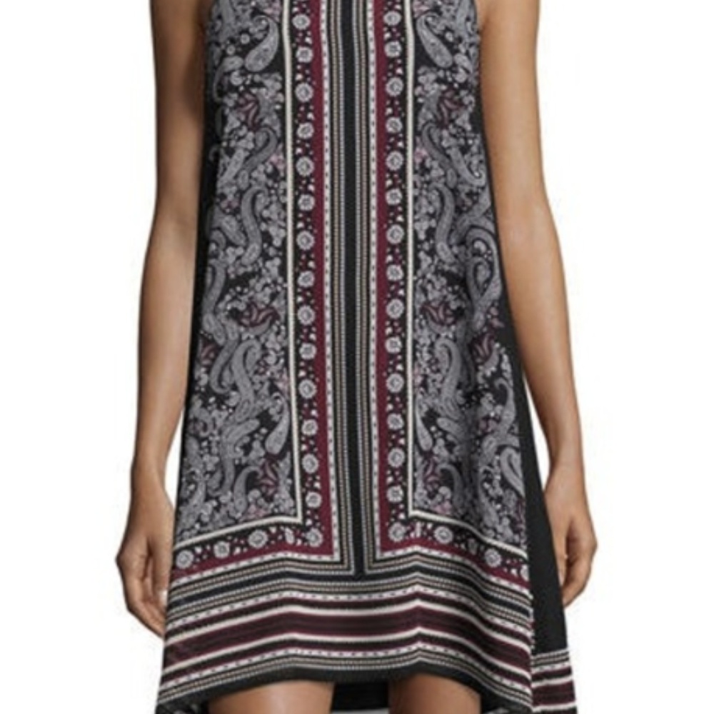 Sleeveless print dress